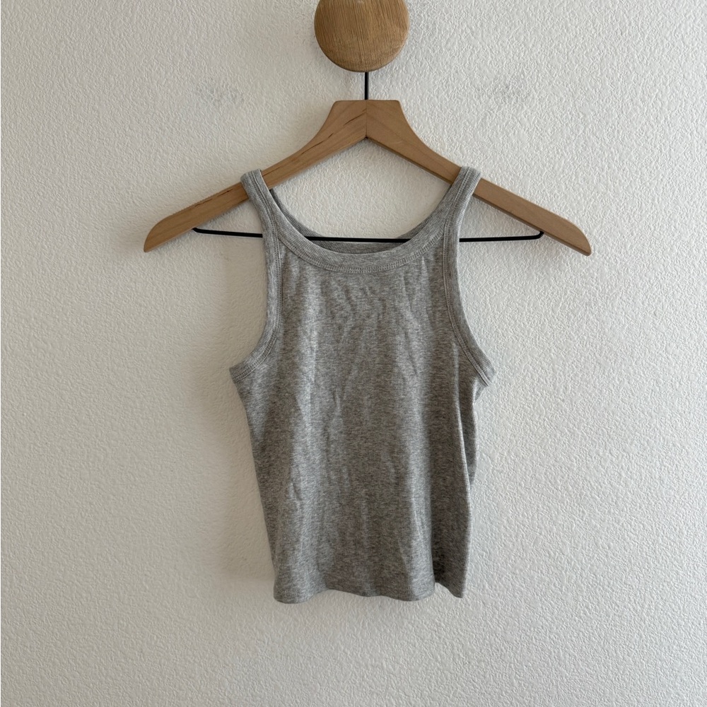 Everlane The Supima Micro Rib Cropped Tank